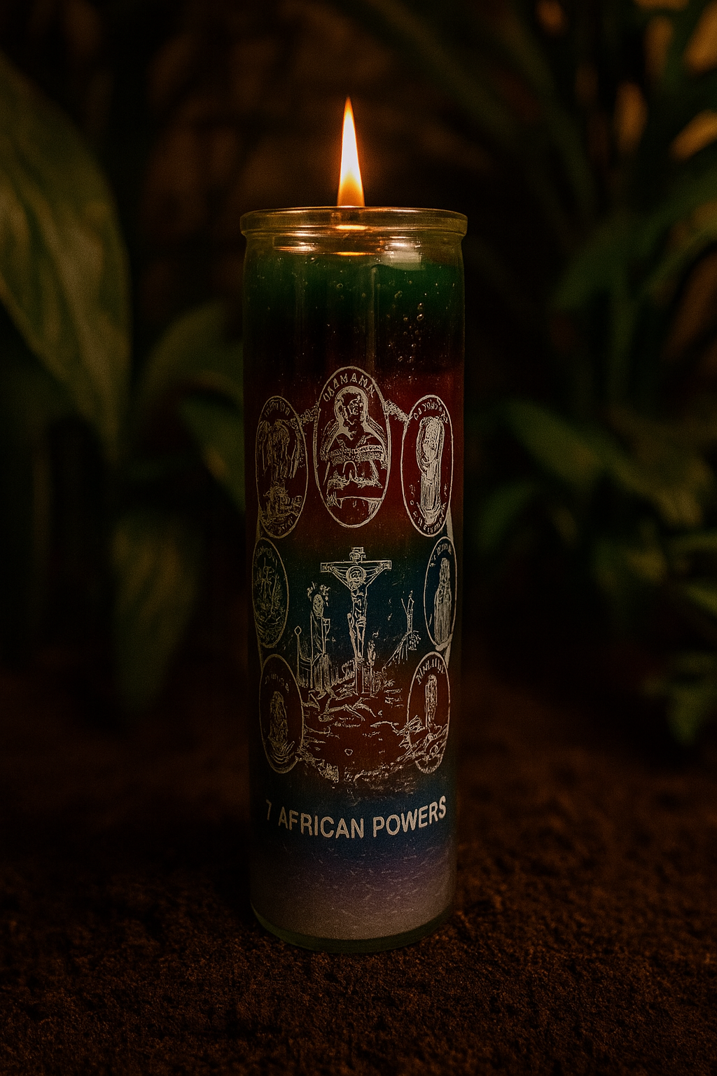 7 African Powers Candle – Strength, Guidance, Protection & Blessings