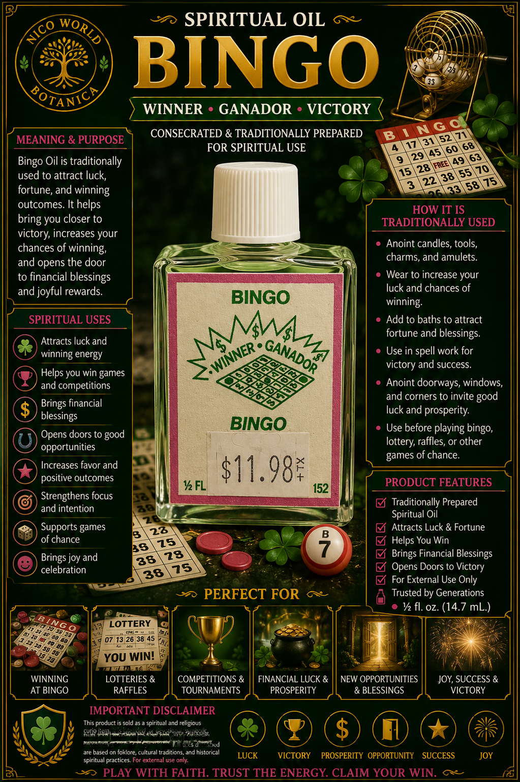 Bingo Spiritual Oil