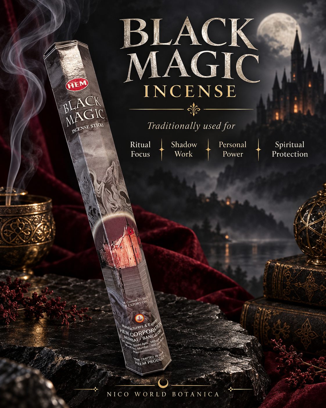 BLACK MAGIC INCENSE STICKS