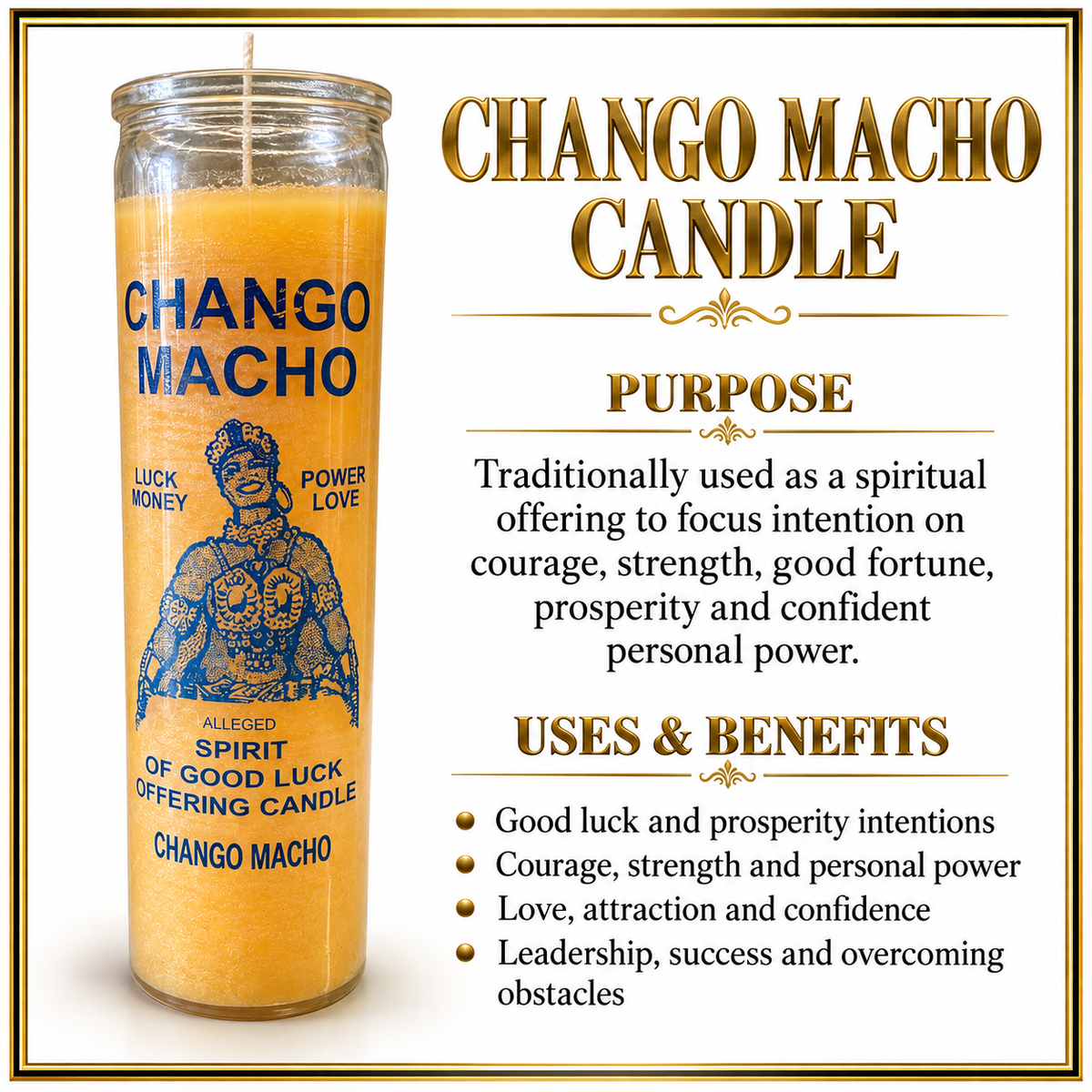 CHANGO MACHO CANDLE