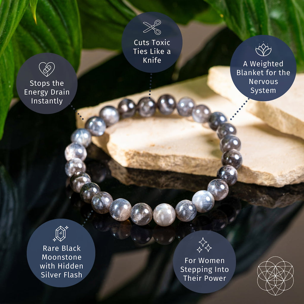 Black Moonstone Bracelet