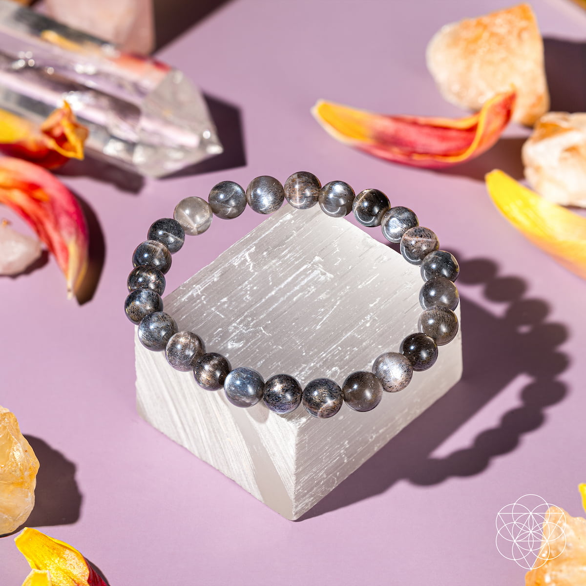 Black Moonstone Bracelet