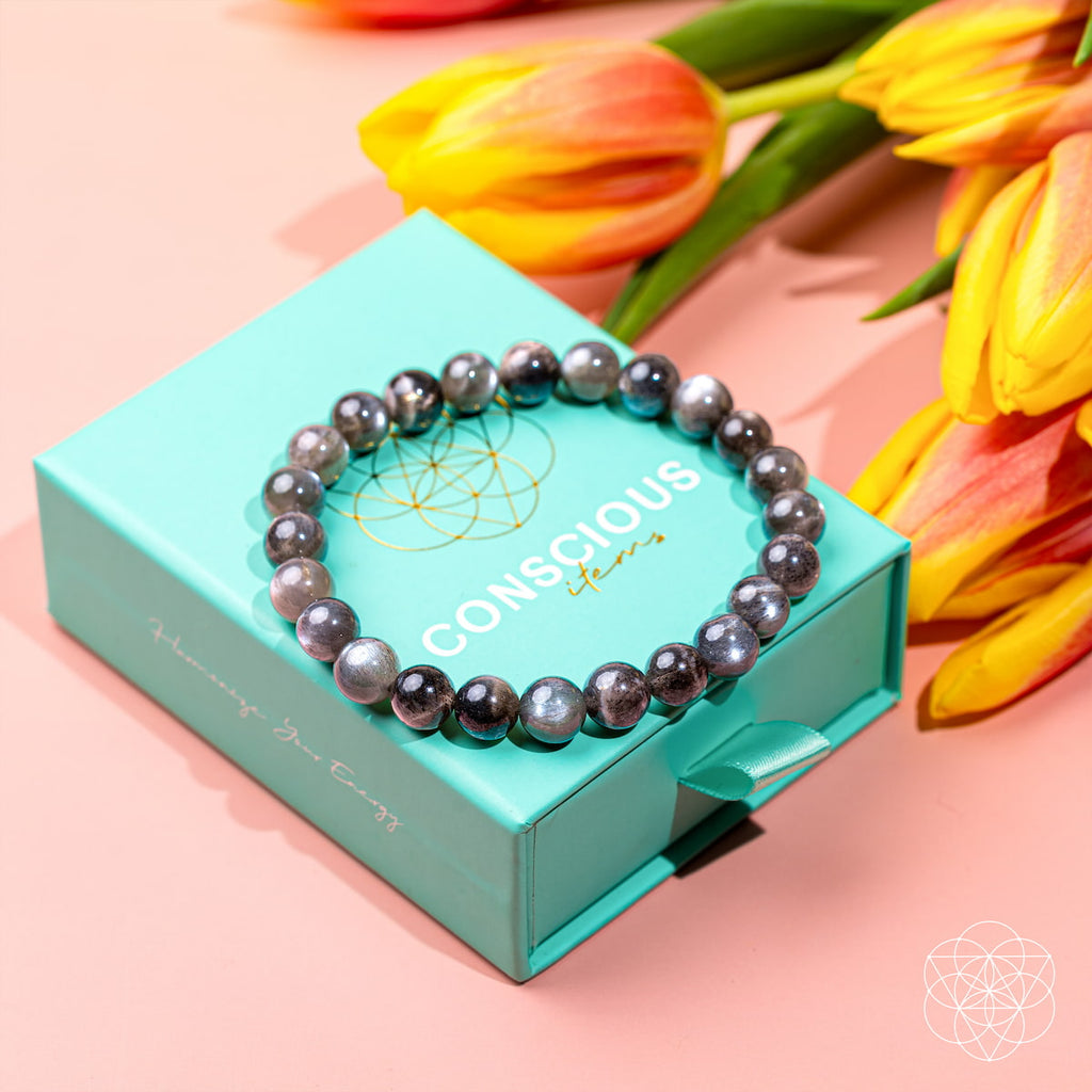 Black Moonstone Bracelet