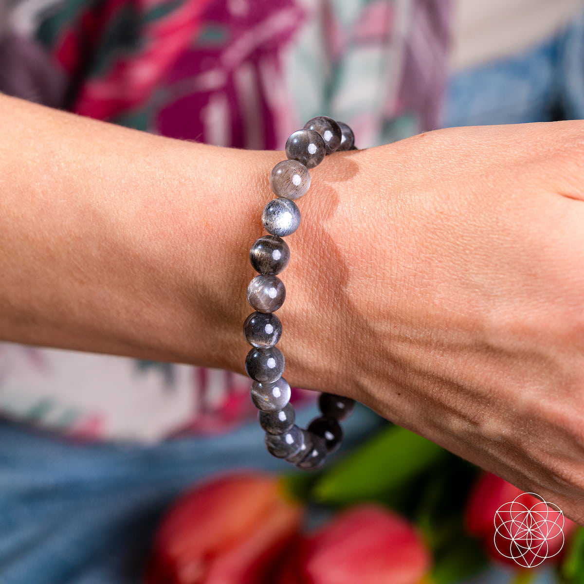 Black Moonstone Bracelet