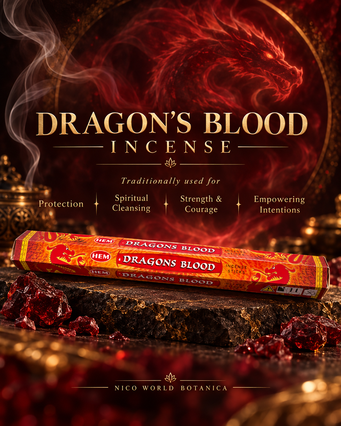 DRAGONS BLOOD INCENSE STICKS