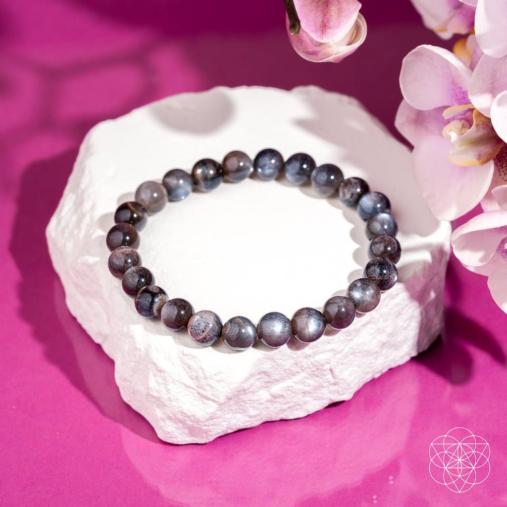 Black Moonstone Bracelet
