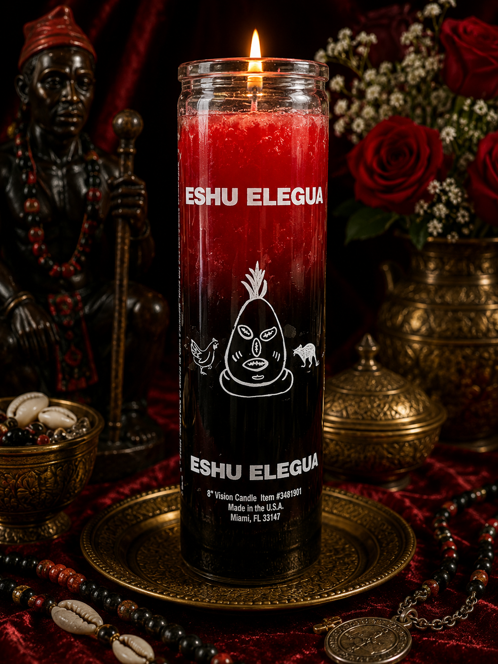 Eshu Elegua Candle