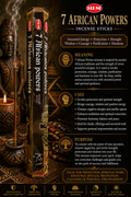 7 African Powers Incense Sticks