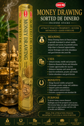 Money Drawing (Sorted De Dinero) Incense Sticks