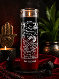Jinx Removing Candle (Black & Red)