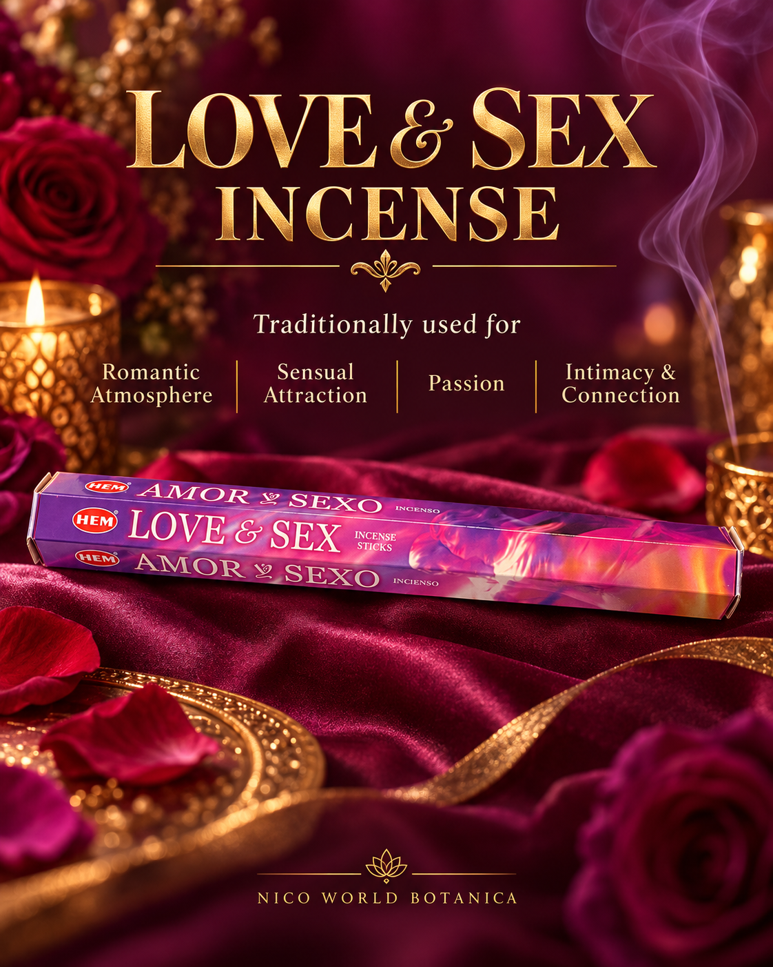 LOVE & SEX INCENSE STICKS