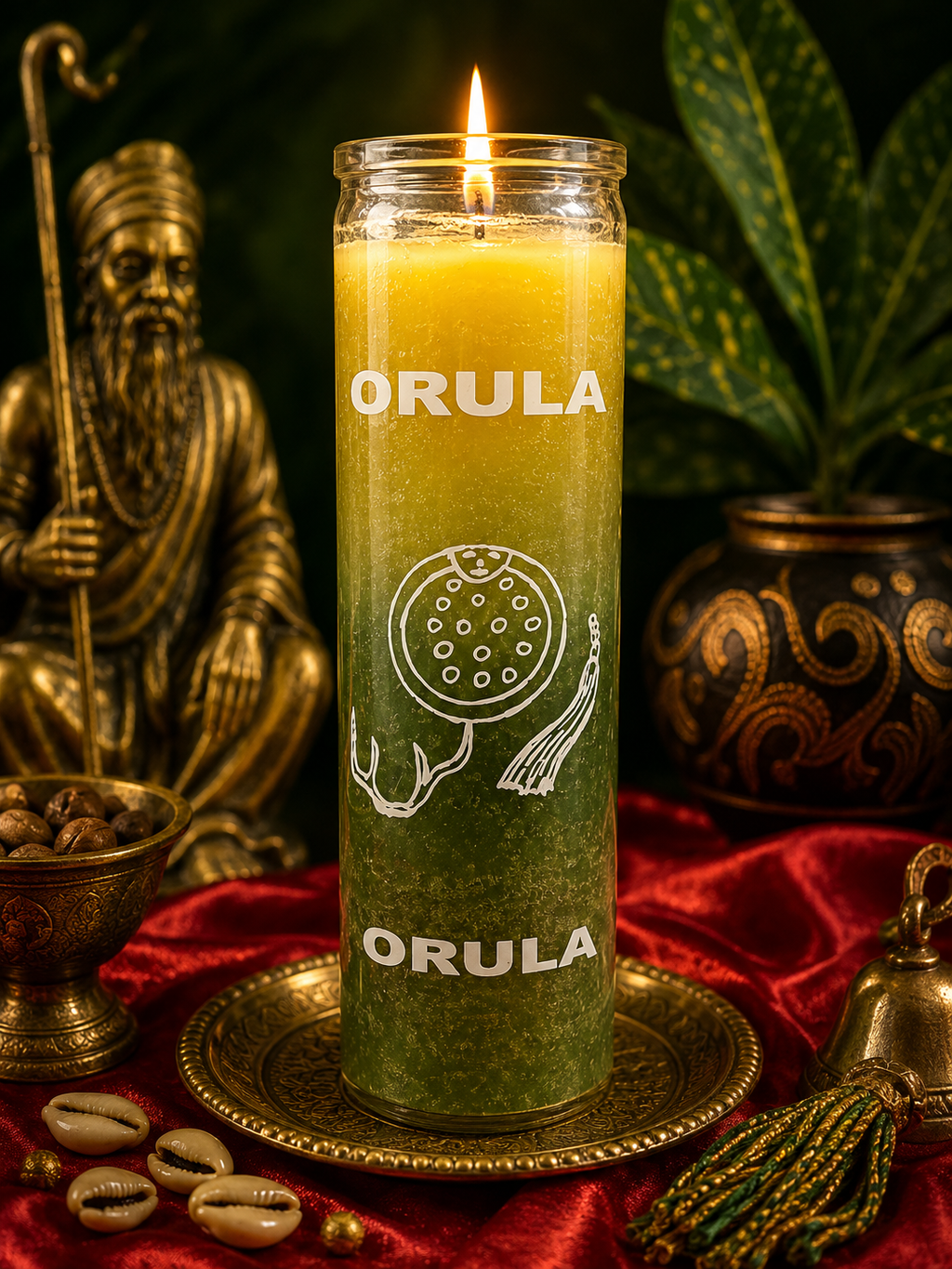 Orula Wisdom & Destiny Candle | Guidance, Knowledge, Prosperity & Divine Insight