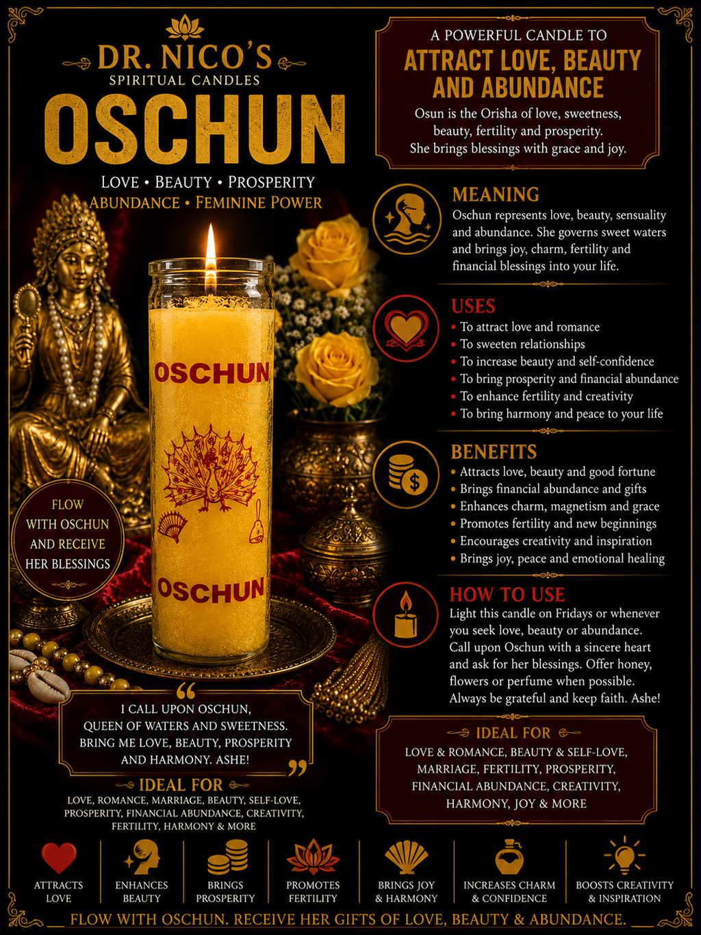 Oshun Candle