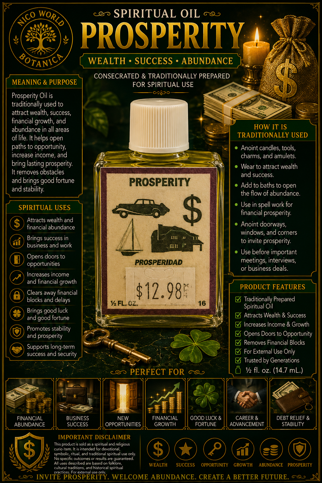 Prosperity Spiritual Oil