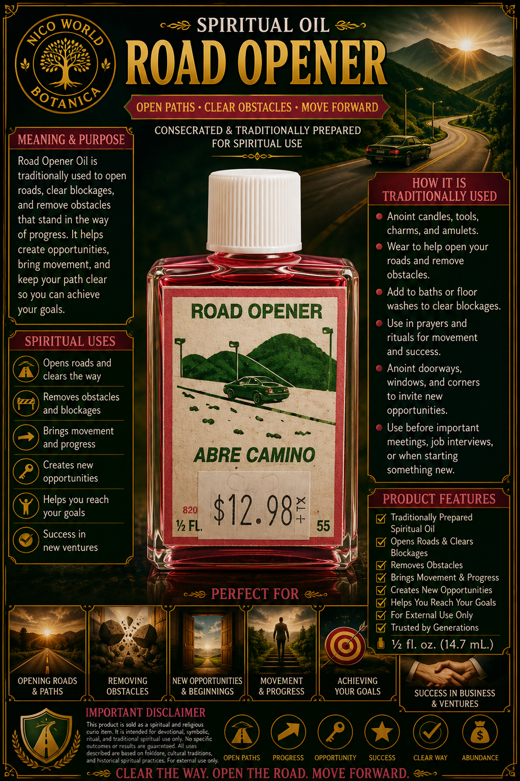 Road Opener Spiritual Oil