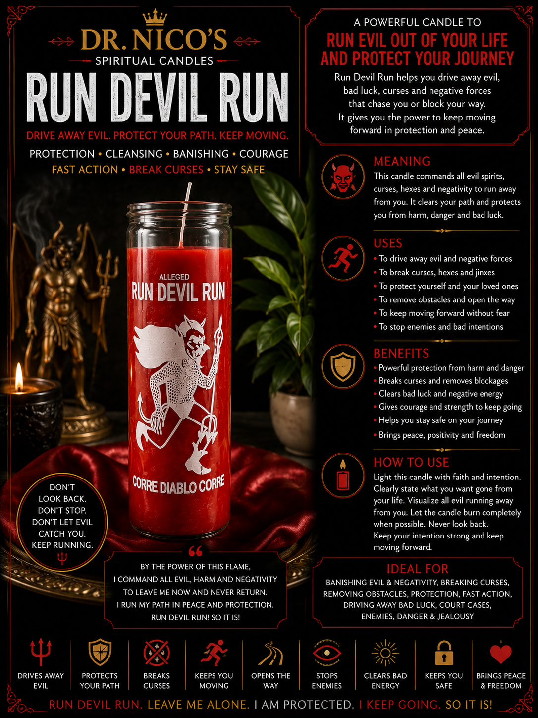 Run Devil Run Candle