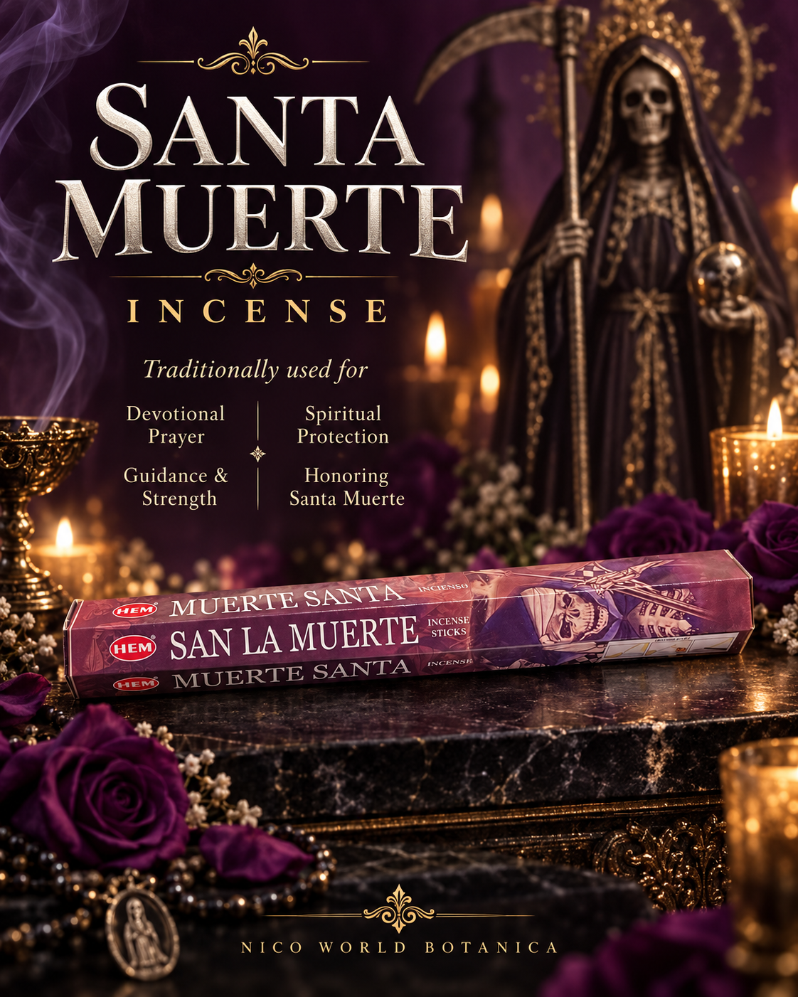 SANTA MUERTE INCENSE STICKS