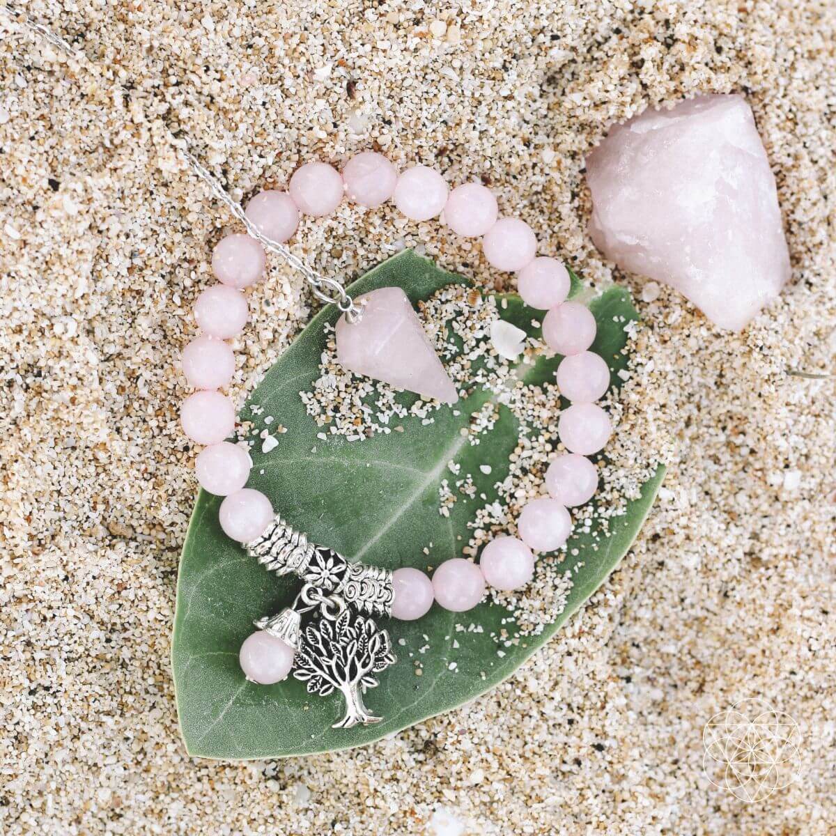 Rose Quartz Healing Crystal Set